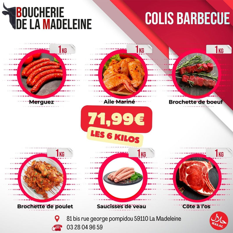 Colis Barbecue |  6 KG