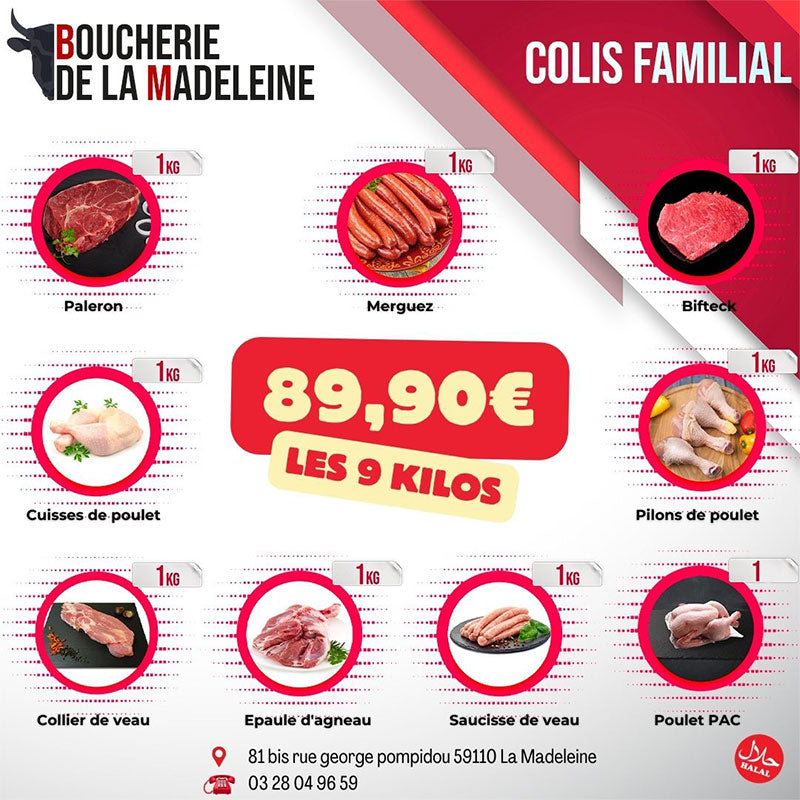 Colis Familial |  9 KG