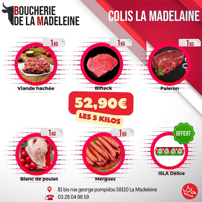 Colis La Madeleine |  5 KG